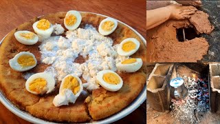 Village Life Morocco ??| Clay Oven | خبز الشعير في تنورت حرشا ميتالسا وطبخ الطاجين