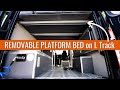 Motovan  adventure campervan in one diy platform bed