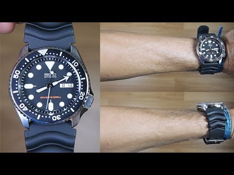 SEIKO DIVERS SKX007K1 AUTOMATIC BLUE DIAL - UNBOXING - YouTube