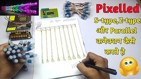 What Is S-type,Z-type & Parallel Connection || पिक्सल लडी में कनेक्शन कैसे करते है//Creative GS