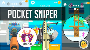 Pocket Sniper Gameplay - Level 1 to 50 Professional