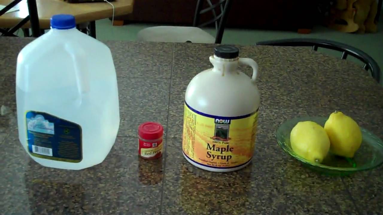 Essential Ingredients For The Lemonade Diet Recipe.MP4 - YouTube