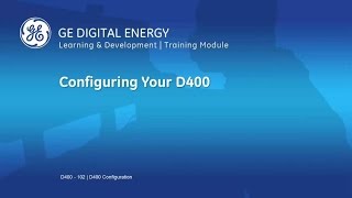 D400-102  l  D400 Configuration v1