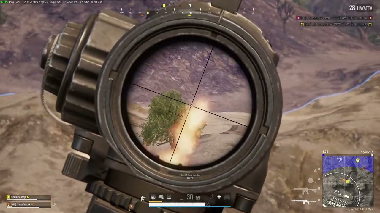 DUOMLA HOLLYWOOD TEPESİNDE HARİTAYI DARLADIK (Nostalji) #pubg