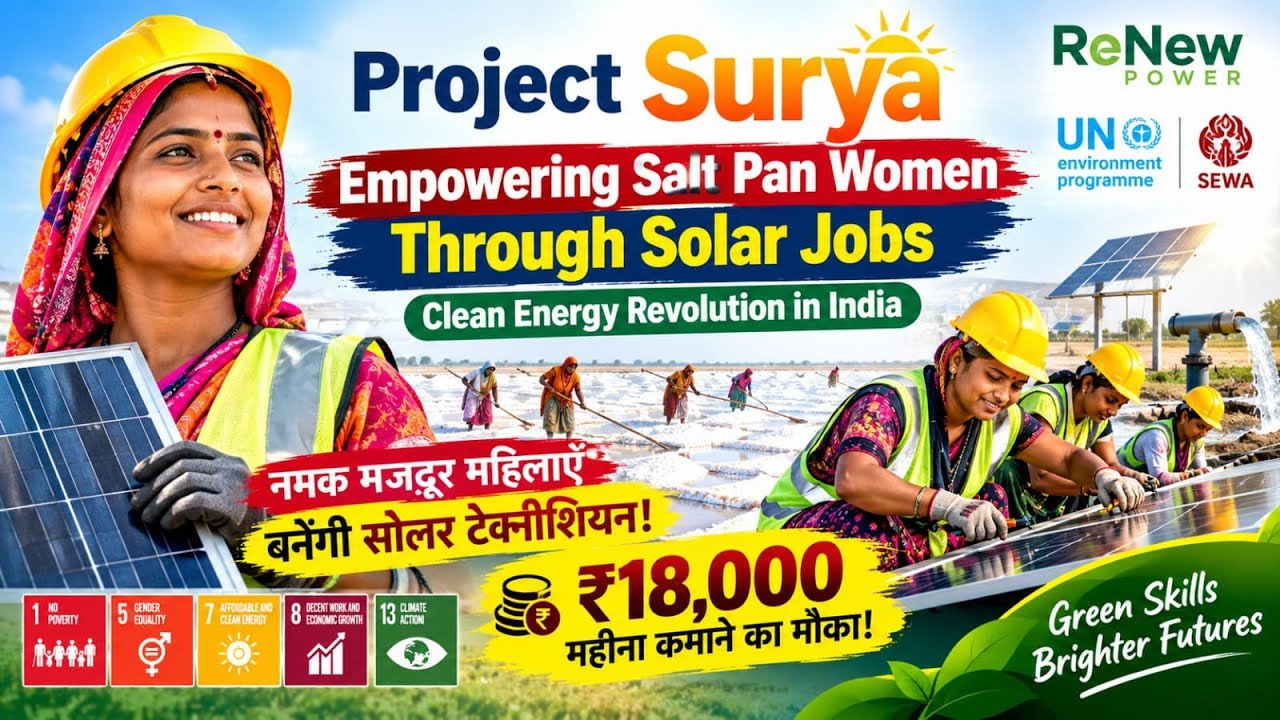 Project Surya: Empowering Salt Pan Women Through Solar Jobs | Clean Energy Revolution in India