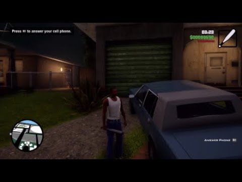 GTA San Andreas: Definitive Edition - First 10+ Minutes Gameplay  Walkthrough on RTX 3090 4k60fps 