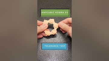 Anycubic Kobra S1 - Clearance Tolerance Test.  #shorts #3dprinting #3dprinterreview #anycubickobras1