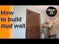 How to build  a stud wall  Wall frame installation Dry wall installation