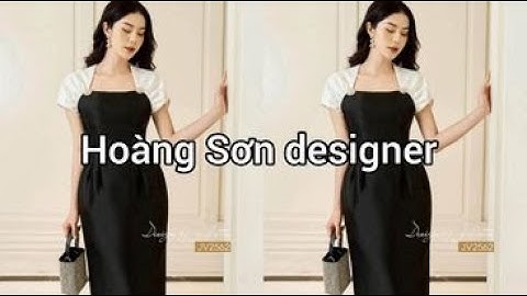Dạy cắt may hướng dẫn cách cắt đầm cúp ngực  tay liền cổ | Hoàng Sơn designer