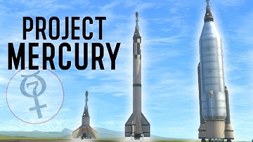 KSP: Full PROJECT MERCURY Recreation! Space Race Speedrun