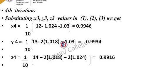 SSMRV Video Lectures-NSM-Iteration Methods