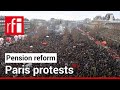 French unions hail massive turnout for protests against pension reform  rfi english