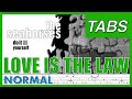 [BASS ONLY] The Seahorses – Love is the Law | Bass Cover + Tabs On Screen