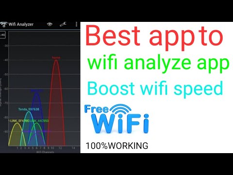 How to speed your WIFI with the WIFI Analyzer app | 2020 analyze wifi in android