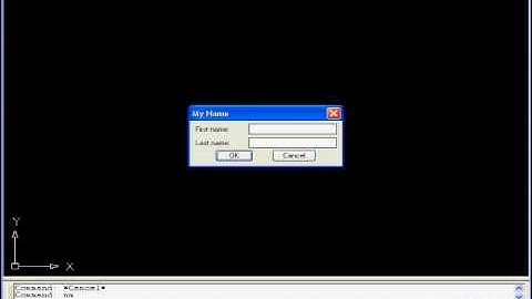 Free AutoCAD Tutorial - How to create AutoLisp with Dialog Box 2/8 - AutoCAD All Version