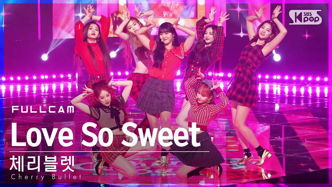 [안방1열 직캠4K] 체리블렛 'Love So Sweet' 풀캠 (Cherry Bullet Full Cam)│@SBS Inkigayo_2021.02.21.