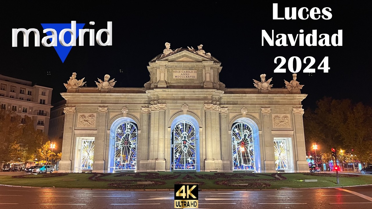 Luces NAVIDAD MADRID 2024 🎄 Christmas lights ⭐4k