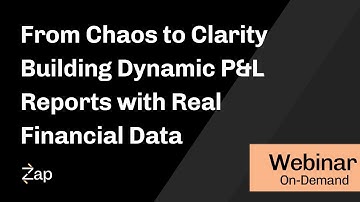 From Chaos to Clarity Building Dynamic P&L Reports with Real Financial Data