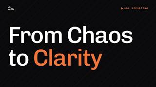 From Chaos to Clarity Building Dynamic P&amp;L Reports with Real Financial Data