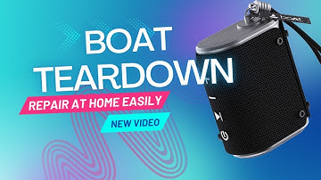 boAt STONE GRENADE | TEARDOWN / DISASSEMBLY | Repair boat Speaker/Boat speaker repair