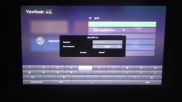 How To Connect Wifi network With Viewsonic X1 4K