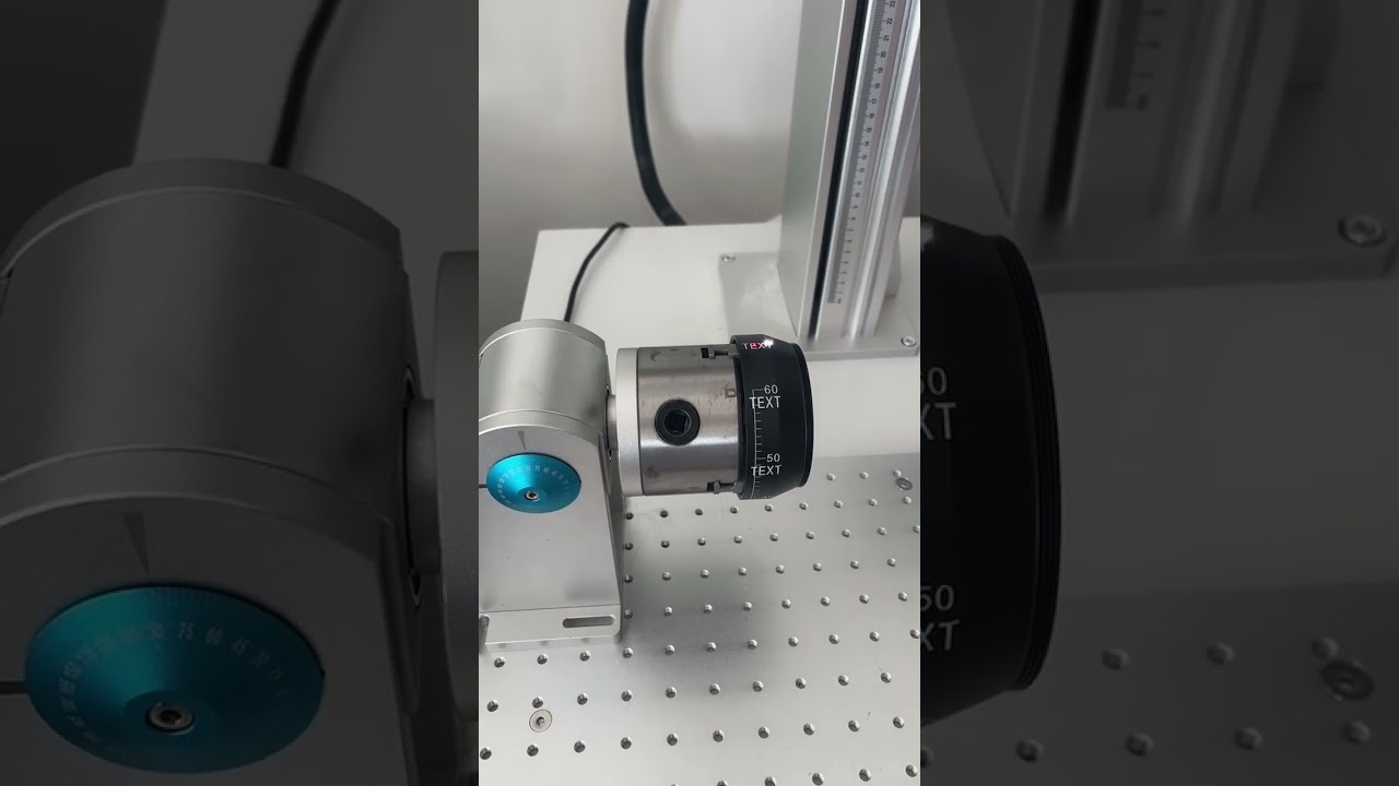 30W Fiber Laser Marking Marker Marking on Field Lens 