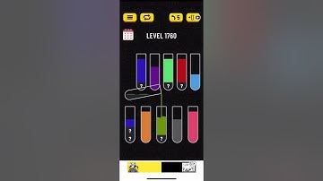 Water Sort Puzzle level 1760