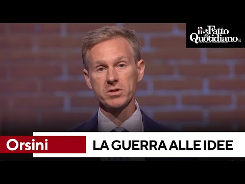'La guerra alle idee: le voci del Fatto Quotidiano’. L’intervento integrale di Alessandro Orsini