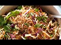 Asian slaw  crunchy asian cabbage salad with sesame dressing