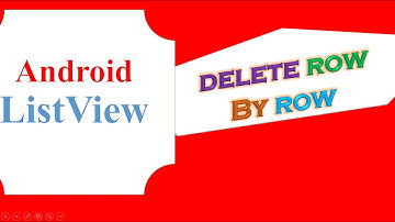 Android ListView Ep.08 : With RadioButtons  - Delete/Remove Row By Row