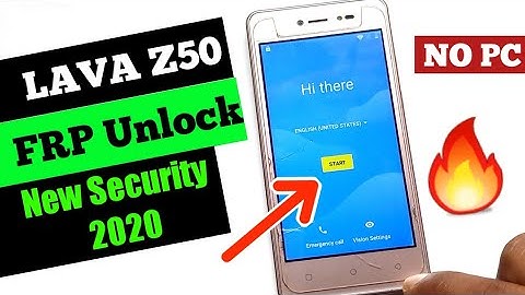 LAVA Z50 Frp Bypass | Lava Z50 Google Account bypass without PC | Lava Z50 FRP Unlock/2020 New Trick