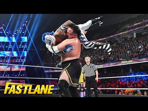 Samoa Joe is up against the odds in a Fatal 4-Way Match: WWE Fastlane 2019 (WWE Network Exclusive)