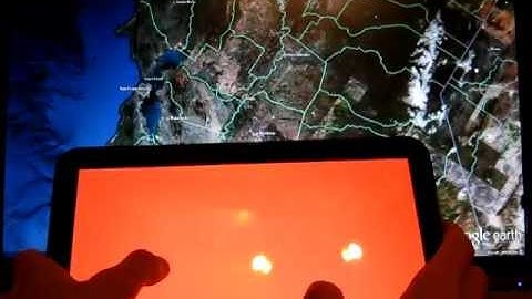 Control Google Earth with an Android tablet