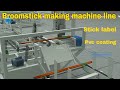 Wood round rod stick making machine  broomstick production line