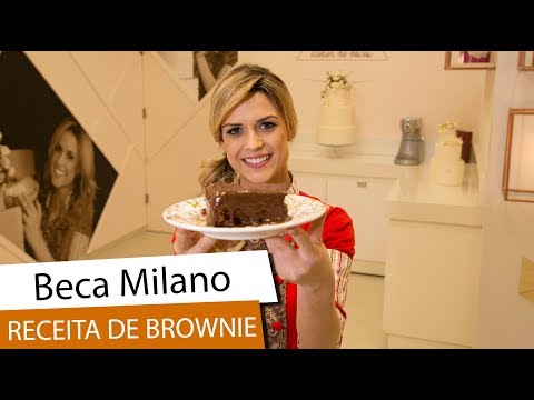 Beca Milano ensina receita de brownie