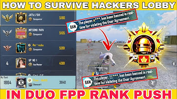 HOW TO SURVIVE HACKERS LOBBY IN DUO FPP RANK PUSH|SAMSUNG A3,A5,A7,J2,J5, J7,S5,S6,S7,S9,A10, A20A30