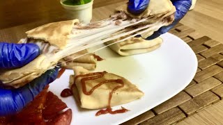 فطائر الكريب المالحة المحشية ? بطريقة سهلة وسريعة Stuffed salty crepes