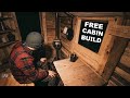 Building heated cabin in the Woods from Free Recycled Materials | Off Grid Project