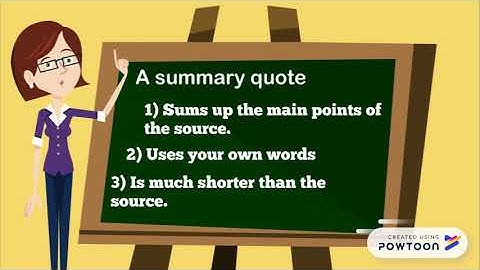 Direct, Paraphrase, Summary Quotes MLA style