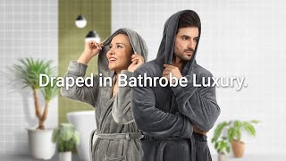 Hooded Fleece Bathrobes for Men & Women | NY Thread