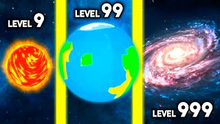 CREATING GALAXIES and OUR SOLAR SYSTEM in Idle Galaxy 📱🎮 screenshot 3