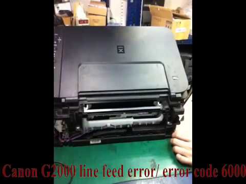 Canon G2000 Error 6000 Repair/ Broken Carriage Motor