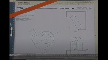 How to draw Auxiliary views - 3 (Higher Graphics)