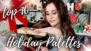 10 EYESHADOW PALETTES PERFECT FOR THE HOLIDAY SEASON