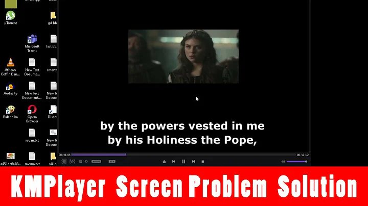 KMPlayer Screen Problem Solution for kmplayer users