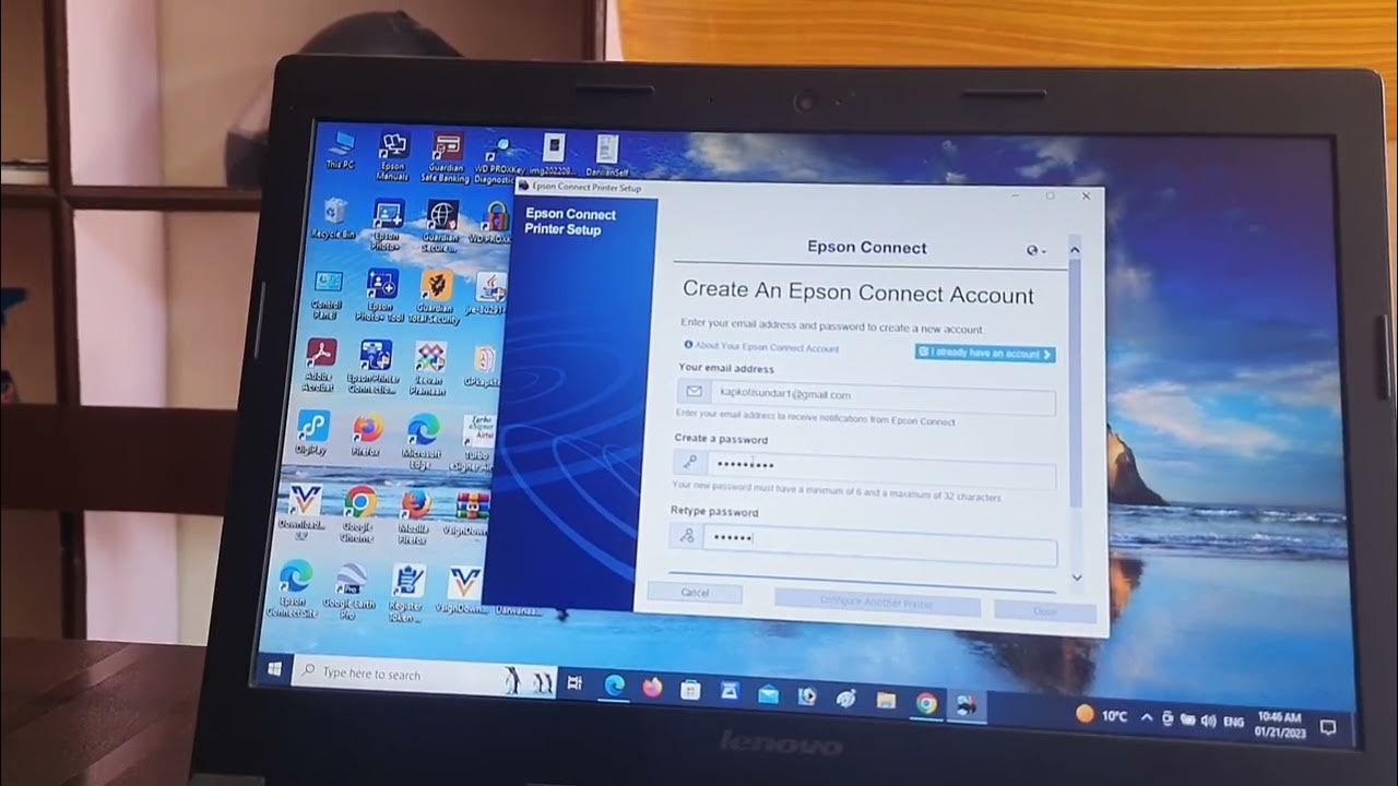 How to Epson l3250 email print Email print kase set kare printer