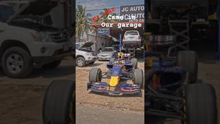 Formula 1 car came in our garage 🏎️ #shorts #ai #f1 @Formula1 @redbull