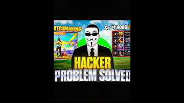 FREE FIRE HACKER 👽 PROBLEM SOLVED 100% | CS RANK ME NOOB KABLA | MATCHMAKING TRICK FREE FIRE