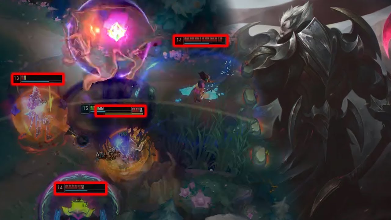 챌린저 다리우스 1 vs 4