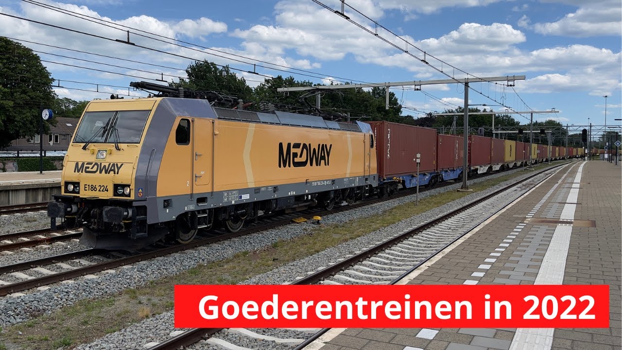 Goederentreinen door Nederland in 2022